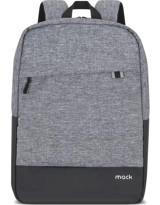 Mack Unicity Eco MCE-1104 15.6 inç Kumaş Su Geçirmez Sırt Laptop Çantası Gri