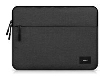 Jms 56974932 15.6 inç Suni Deri Su Geçirmez Kılıf Laptop Çantası Siyah