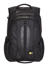 Case Logic CARBP217 17.3 inç Naylon Kumaş Sırt Laptop Çantası Siyah