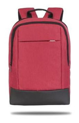 Classone Twin Color TW1502 15.6 inç Kumaş Su Geçirmez Sırt Laptop Çantası Kırmızı