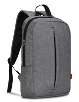 Classone Roma PR-R164 15.6 inç Kumaş Su Geçirmez Sırt Laptop Çantası Gri