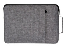 D'Vers 13-14.9 inç Kumaş Kılıf Laptop Çantası Gri