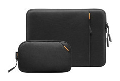 Tomtoc Defender-A13 13-14 inç Polyester El-Omuz Laptop Çantası Siyah