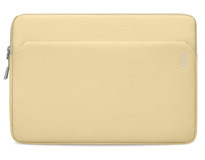 Tomtoc Light A18D2K3 13-14.9 inç Kumaş Su Geçirmez Kılıf Laptop Çantası Kum Rengi