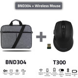 Classone Eko BND304-T300 15.6 inç Kumaş El-Omuz Laptop Çantası Gri