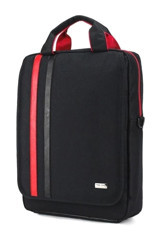 Case Club 15.6 inç Kumaş Su Geçirmez Sırt Laptop Çantası Kırmızı-Siyah