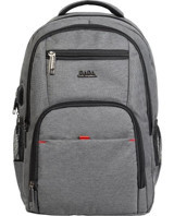 Case Club 14 inç Kumaş Su Geçirmez Sırt Laptop Çantası Gri