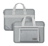 Novstrap Oxford 14 inç Oxford Kumaş Su Geçirmez El-Omuz Laptop Çantası Gri