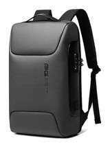Bange BG7216 15.6 inç Oxford Kumaş Su Geçirmez Sırt Laptop Çantası Gri