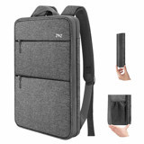 Zinz D01G01 15.6 inç Pet Su Geçirmez Sırt Laptop Çantası Gri