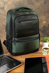 Dias avm 14-15.6 inç Kumaş Su Geçirmez Sırt Laptop Çantası Haki