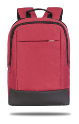 Classone Twin Color BP-TW1502 15.6 inç Kumaş Su Geçirmez Sırt Laptop Çantası Kırmızı