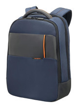 Samsonite Qibyte 15.6 inç Kumaş Su Geçirmez Sırt Laptop Çantası Mavi