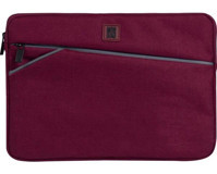 Minbag Alice 10.5-13 inç Suni Deri Su Geçirmez Kılıf Laptop Çantası Bordo