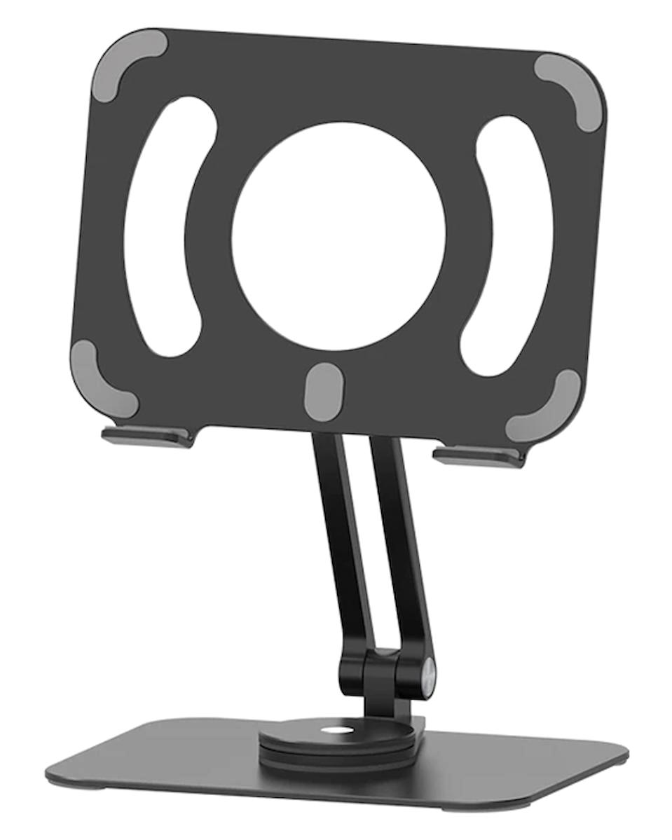 Universal Ayarlanabilir Ayaklı Masaüstü Tablet Standı Siyah