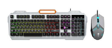 Lecoo Cm107 Işıklı Siyah Kablolu Klavye Mouse Seti