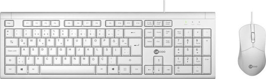 Lenovo Lecoo Cm101 Beyaz Kablolu Klavye Mouse Seti
