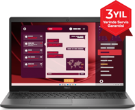 Dell Latitude 3550 N010L355015WP Dahili Iris Xe Graphics Eligible Intel Core i7 1355U 16 GB Ram 512 GB SSD 15.6 inç Full HD Windows 11 Pro Laptop