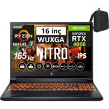 Acer Nitro V16 ANV16-41WNHQRUEY00302 Harici GeForce RTX 4060 AMD Ryzen 7 8845HS 24 GB Ram 1 TB SSD 16 inç Wuxga Freedos Gaming Laptop + Weblegelsin Çanta