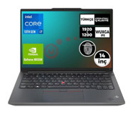 Lenovo ThinkPad E14 Gen5 21JLS2G6TX013 Harici GeForce MX 550 Intel Core i7 1355U 40 GB Ram 1 + 1 TB SSD 14 inç Full HD Freedos Laptop