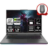 Asus ROG Strix G18 G814JZR-N6092-A30 Harici GeForce RTX 4080 Intel Core i9 14900HX 96 GB Ram 1 TB SSD 18 inç WQXGA Freedos Gaming Laptop + Anzar Mouse