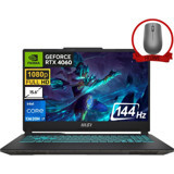 MSI Cyborg 15 A13VF892XTRA84 Harici GeForce RTX 4060 Intel Core i7 13620H 64 GB Ram 2 TB SSD 15.6 inç Full HD Windows 11 Pro Gaming Laptop + Anzar Mouse