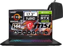MSI Katana A17 AI B8VE-854XTRW08 Harici GeForce RTX 4050 AMD Ryzen 7 8845HS 32 GB Ram 4 TB SSD 17.3 inç Full HD Freedos Gaming Laptop