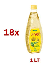 Biryağ Pet Ayçiçek Yağı 18x1 lt