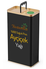 Tazemiz Teneke Ayçiçek Yağı 5 lt