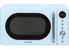 Simfer SK4606 Mavi 20 lt Retro Solo Mikrodalga Fırın