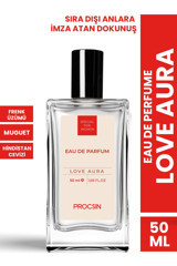 Procsin Love Aura EDP Amber-Baharatlı-Meyveli Kadın Parfüm 50 ml