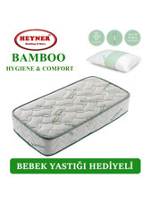 Heyner Bamboo Dikdörtgen Sünger Ortopedik 50x100 cm Beşik Yatağı