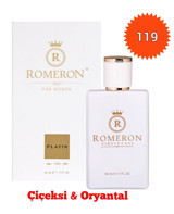 Romeron Platin 119 EDP Çiçeksi-Odunsu-Oryantal Kadın Parfüm 50 ml