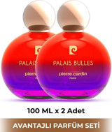Pierre Cardin Palais Bulles EDP Amber-Çiçeksi-Fresh Kadın Parfüm 2x100 ml