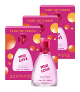 Ulric De Varens Mini Love EDP Çiçeksi-Meyveli-Odunsu Kadın Parfüm 3x25 ml