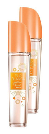 Avon Pur Blanca Golden Burst EDT Çiçeksi-Fresh-Sandal Ağacı Kadın Parfüm 2x50 ml
