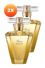 Avon Rare Gold EDP Çiçeksi-Meyveli-Sandal Ağacı Kadın Parfüm 2x50 ml