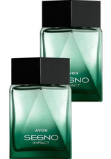 Avon Segno Impact EDP Fresh-Odunsu-Vetiver Erkek Parfüm 2x75 ml