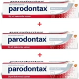 Parodontax Beyazlatıcı Naneli Florürlü Diş Macunu 3x75 ml