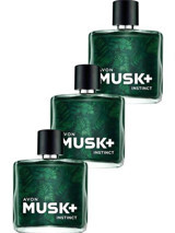 Avon Musk Instinct EDT Baharatlı-Fresh-Odunsu Erkek Parfüm 3x75 ml