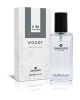 Sansiro E-186 EDP Odunsu-Sandal Ağacı-Vetiver Erkek Parfüm 50 ml