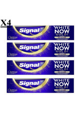 Signal White Now Gold Naneli Florürlü Diş Macunu 4x50 ml
