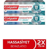 Colgate Hassasiyete Pro Çözüm Naneli Organik Florürlü Diş Macunu 2x75 ml