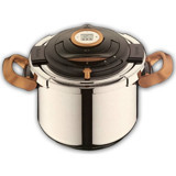 Tefal Clipso Precision Clipso Kapak İndüksiyon 6 lt Düdüklü Tencere Kahverengi