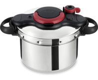Tefal Clipso Minut' Easy Clipso Kapak İndüksiyon 6 lt Düdüklü Tencere Gri