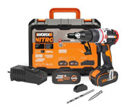 Worx WX354.4 20 V 4 Ah Kömürsüz Darbeli Çift Akülü Vidalama Makinesi
