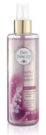 Bee Beauty Violet Çiçeksi Simli Kadın Vücut Spreyi 250 ml