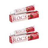 Rocs Teens Çilekli Florürlü Diş Macunu 2x60 ml