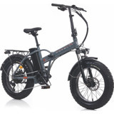 Corelli Voniq E 250 W 20 Jant 7 Vites Elektrikli Bisiklet Gri-Siyah