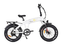 Citycoco Fatbike Foldable Mini 250 W 40 Km 24 Jant 7 Vites Katlanır Elektrikli Bisiklet Beyaz